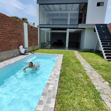 Casa De Playa Con Piscina Villa Ancon Eksteriør bilde