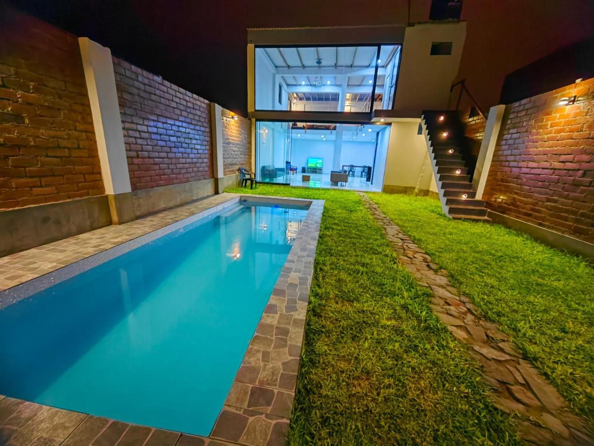 Casa De Playa Con Piscina Villa Ancon Eksteriør bilde
