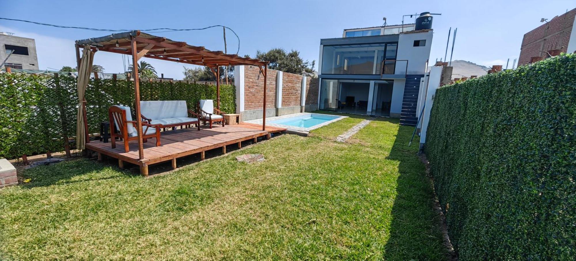 Casa De Playa Con Piscina Villa Ancon Eksteriør bilde