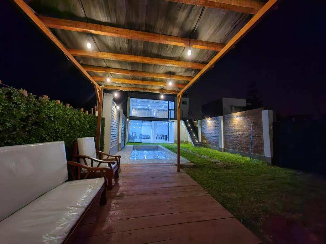 Casa De Playa Con Piscina Villa Ancon Eksteriør bilde