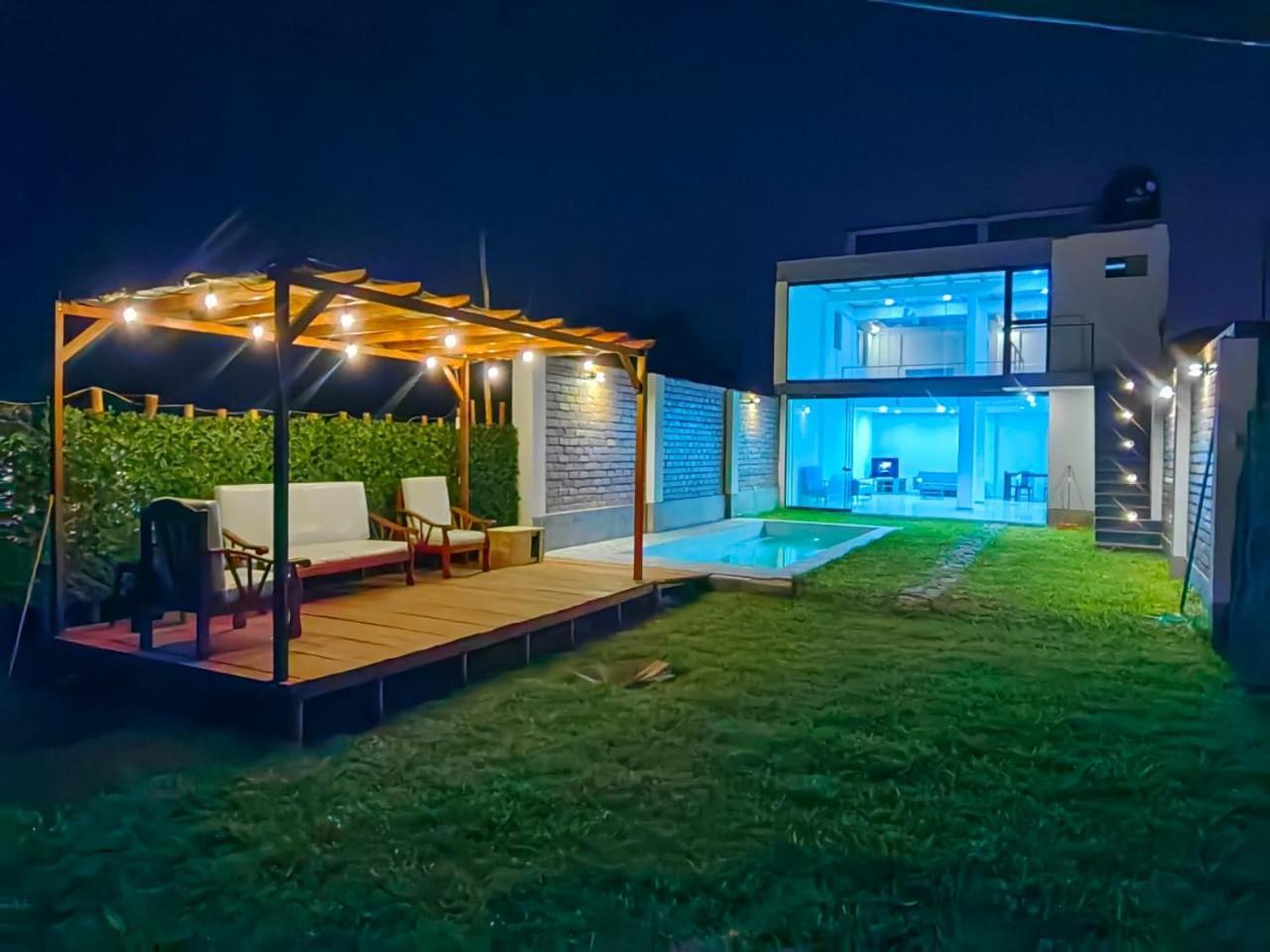 Casa De Playa Con Piscina Villa Ancon Eksteriør bilde