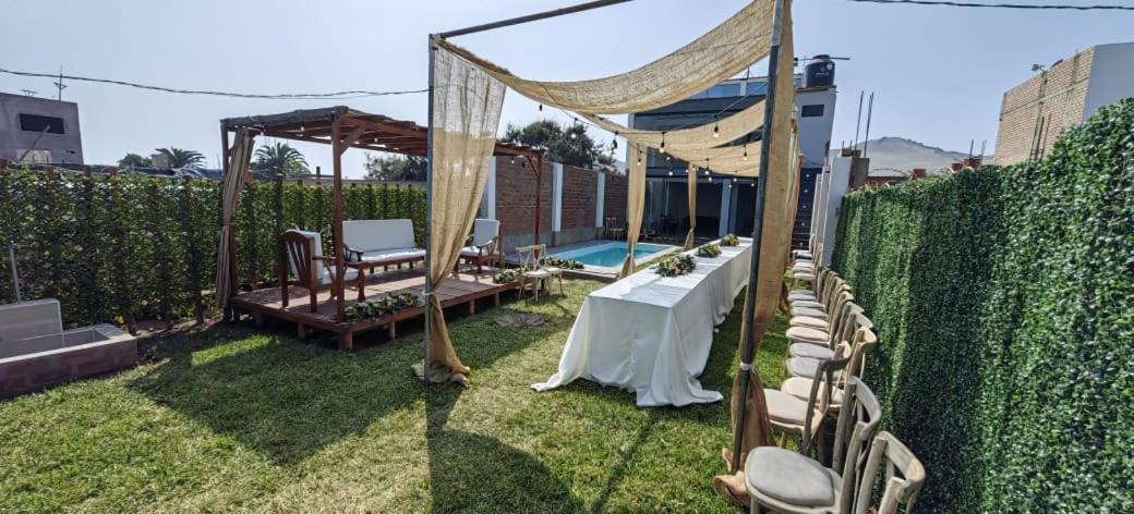Casa De Playa Con Piscina Villa Ancon Eksteriør bilde